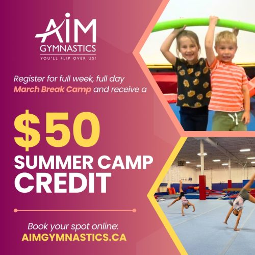 March Break Camp promo